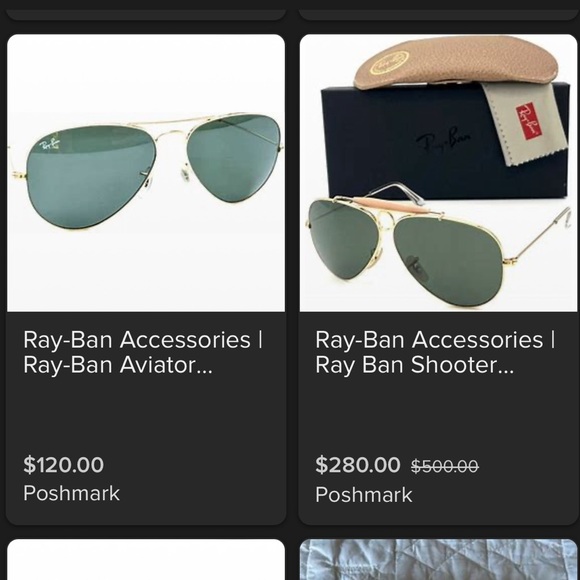 RAY-BAN AVIATOR CLASSIC Gold framed Unisex - Picture 5 of 8